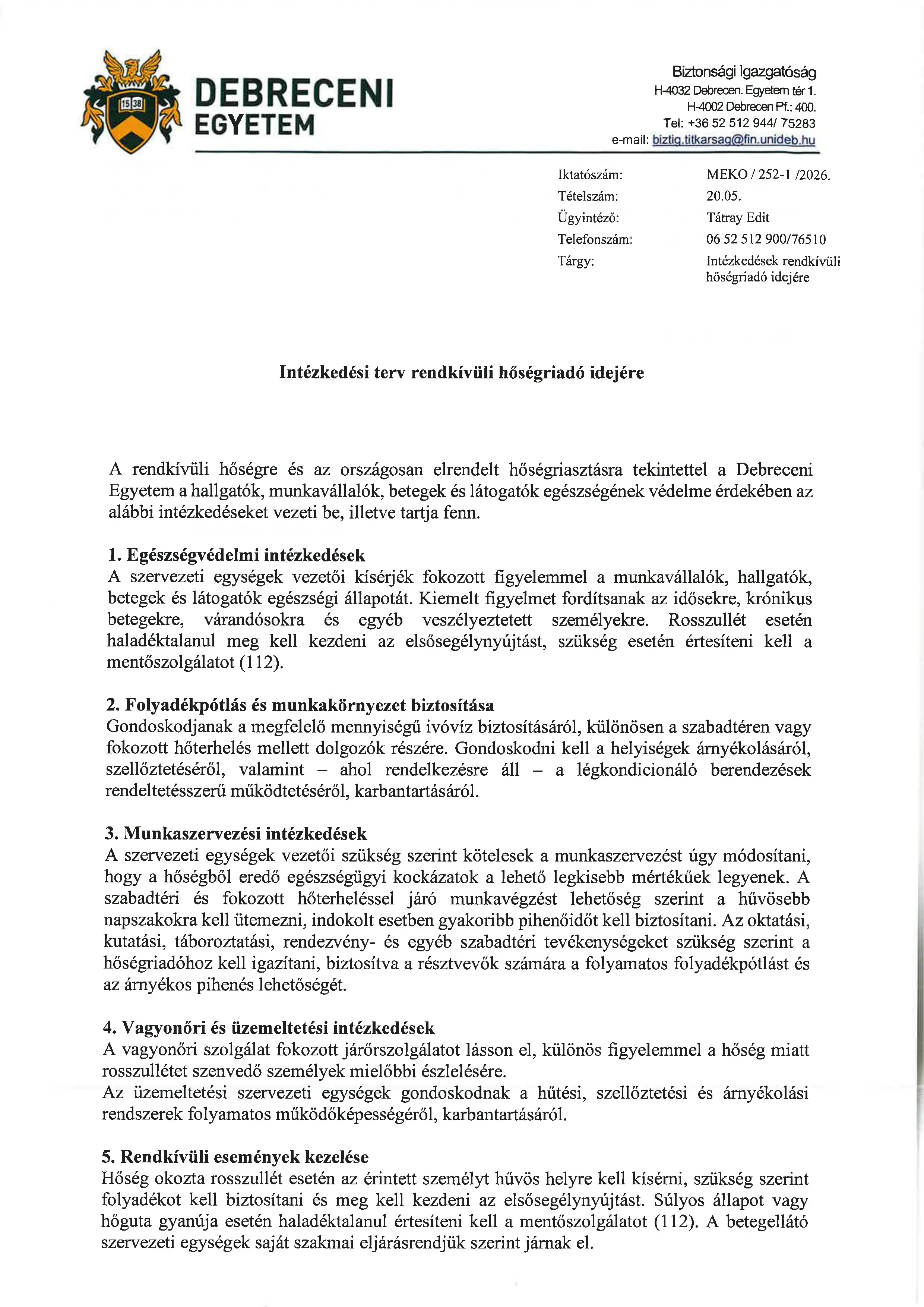 Hős&eacute;griad&oacute; 1 oldal